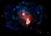 日本画师KATSUO作品，星星点点的银河少女梦。
